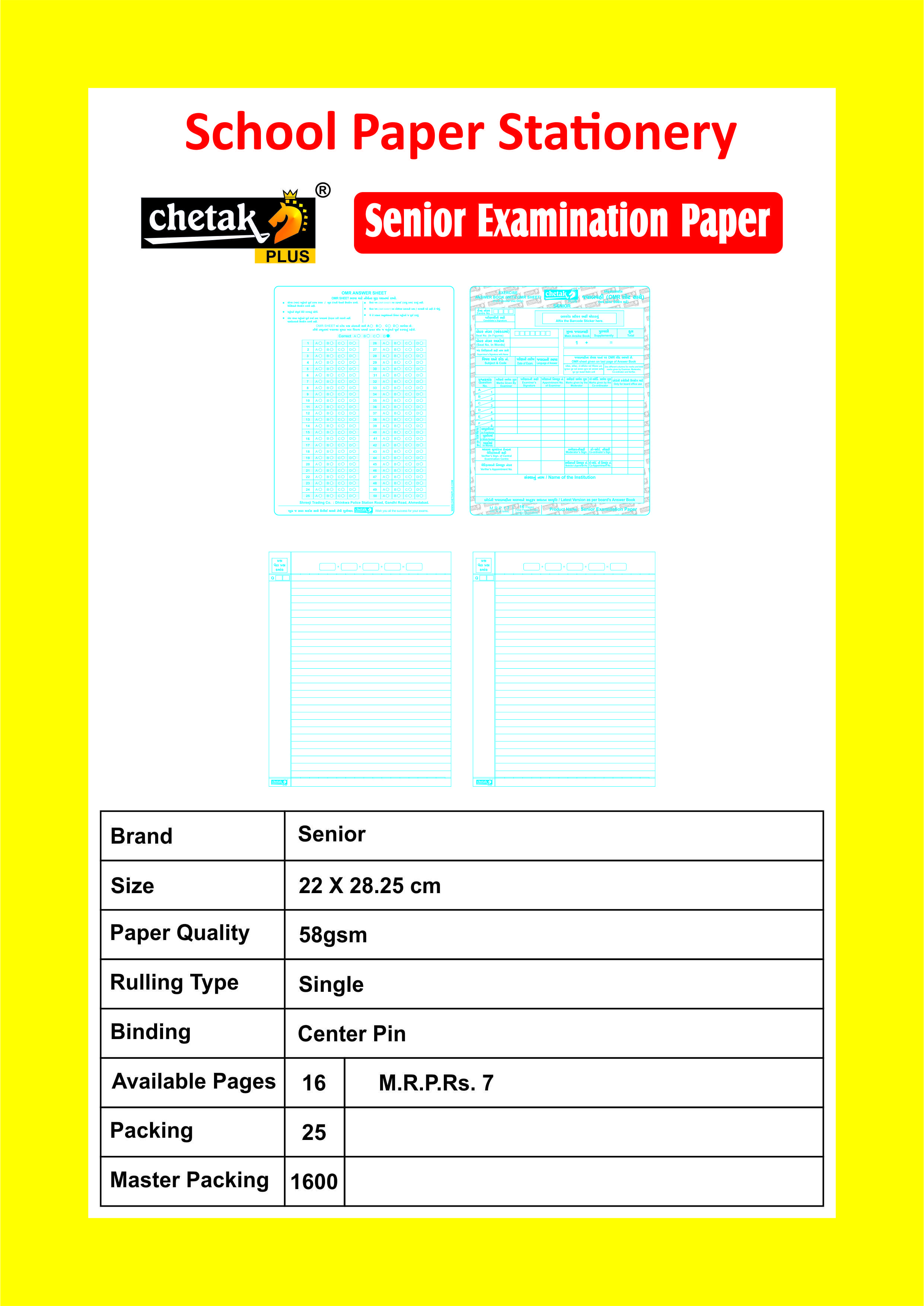Senior Examination Paper